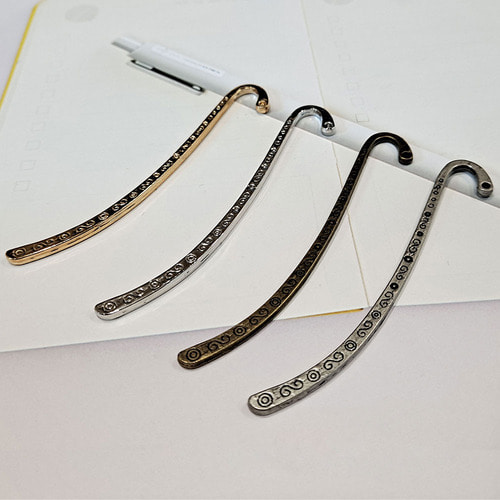 금속 책갈피 땡땡이 무늬 8.5cm 컬러 북마크 만들기 재료 DIY